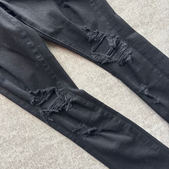 Authentic $1,090 Amiri Men’s Black MX1 Skinny Distressed Jeans - Picture 10 of 10